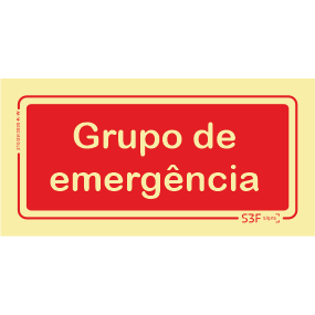 Sinal de grupo de emergência